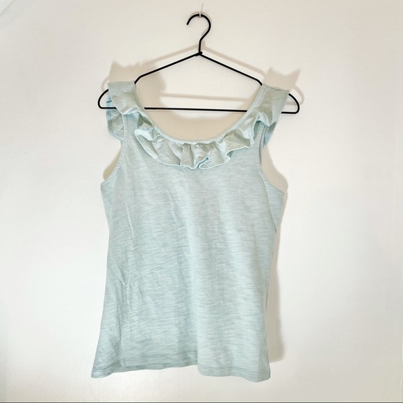 NWT GAP ruffle shoulder tank top size extra small women’s - Picture 2 of 7